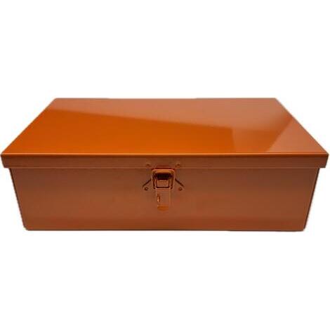 Cassetta porta attrezzi 300x175 H 90 mm arancio lucido portalucchetto